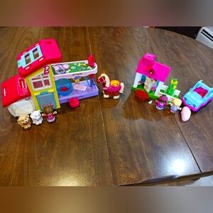 Little People Barbie lot.